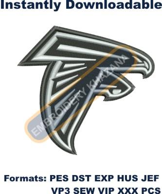 Atlanta Falcons logo embroidery Design